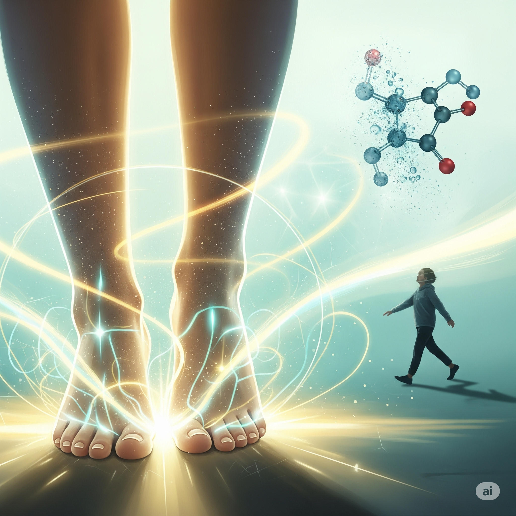 Ilustração da cura da neuropatia